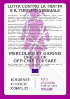 Lotta alla tratta e al turismo sessuale - incontro e dibattito alle Officine Corsare