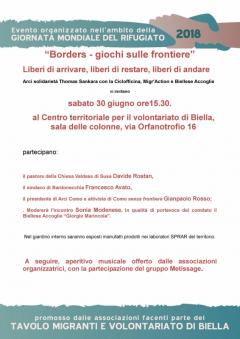 BORDERS - GIOCHI SULLE FRONTIERE