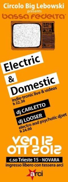 BASSA FEDELTA’  ELECTRIC & DOMESTIC + dj LOOSER/dj CARLETTO