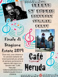 DoxyDuet SummerParty@Cafe'Neruda