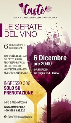 Le Serate Del Vino - Degustazione guidata 6 vini + 6 abbinamenti