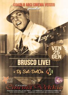 BRUSCO + DotOn dj set _ Venerdì 25 gennaio @ Cinema Vekkio