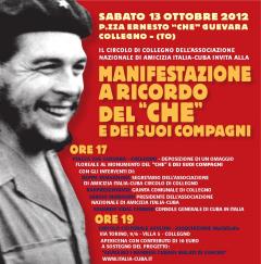 13 Ottobre - Ricordo del "CHE" e dei suoi compagni