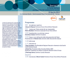 19/04 Social Dì - Il Terzo Settore protagonista del cambiamento sociale