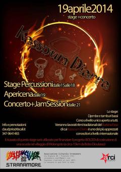 stage di djembe e tamburi bassi allo Stranamore