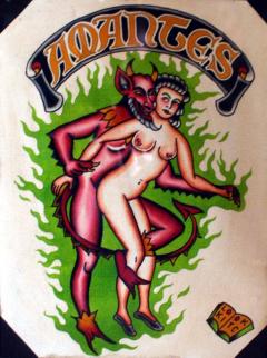 Raid Painting Crossing Out all'Amantes