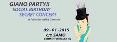 Giano Party il SocialBirthday dei nati a gennaio al SAMO
