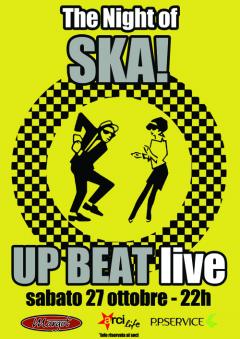 Up Beat live - The night of Ska al Margot