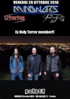 Metal Thrash Night! Mindwars, Extinction, Feary tales