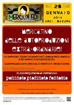 Mercoledì extraOrdinario al Bazura