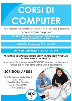 Corso di "Computer Base" @ Circolo Arci Bra Uni-Tre