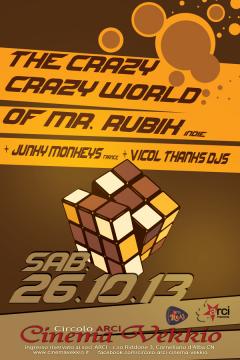 THE CRAZY CRAZY WORLD OF MR. RUBIK | Yunky Monkey | Vicol Thanks djs @ live 26 ottobre Cinema Vekkio