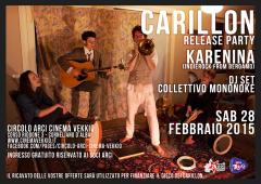 CARILLON | KARENINA | DjSet MONONOKE _ Sab 28 Feb @ live Cinema Vekkio _ Corneliano d'Alba (CN)