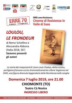 ERRE 70 - Proiezione di "Loulou, le frondeur"