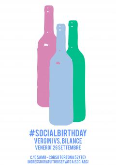#socialbirthday [settembre] – Vergini Vs. Bilance al SAMO