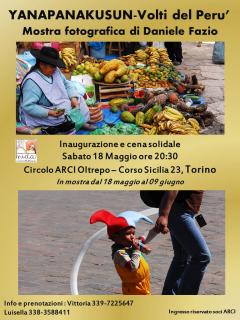 Yanapanakusun - Volti del Perù, mostra fotografica di Daniele Fazio al Circolo Oltrepò