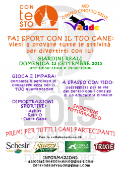 FAI SPORT CON IL TUO CANE a cura di CONteSTO