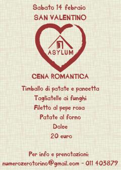 Cena di San Valentino @Asylum