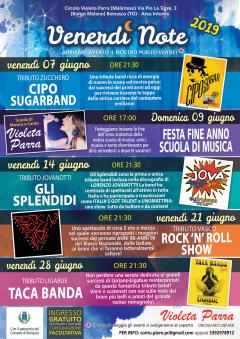 Venerdì Note: eventi giugno 2019