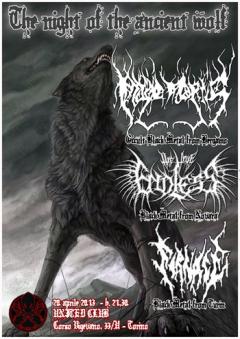 Cibo + Seditius +  Imago Mortis live allo United Club