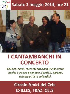 I CANTAMBANCHI IN CONCERTO a cura di ArTeMuDa
