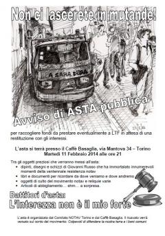 Avviso di asta pubblica al Caffè Basaglia