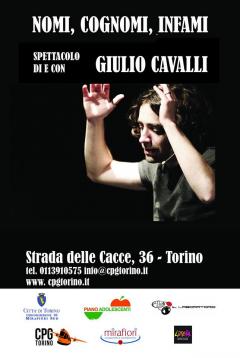 #EsistenzeResistenti: "Nomi, cognomi, infami" di e con Giulio Cavalli