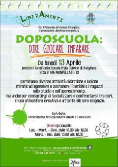 DOPOSCUOLA Avigliana - Dire Giocare Imparare