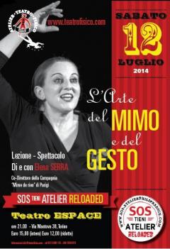 Elena Serra “L'arte del mimo e del gesto” @Teatro Espace - Torino, 120714
