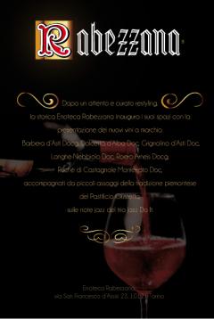 Invito Inaugurazione Enoteca a cura di Teart