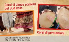 Corsi di danze e percussioni del Sud al Caffè Basaglia