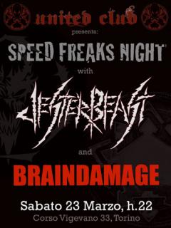 Jester Beast + Braindmage allo United Club