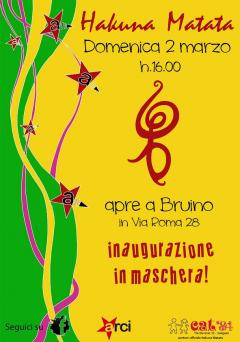 Isola Hakuna Matata - Inaugurazione in maschera - Bruino, 2 marzo 2014