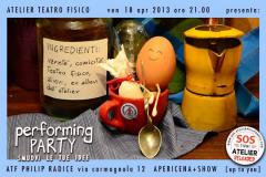 Performing Party #7 - Smuovi le tue idee!!! @ATF 180414