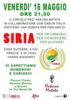 SIRIA - per informarci, per conoscere, per aiutare!