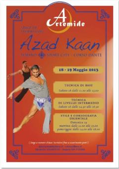 Seminario di danza orientale egiziana con Azad Kaan organizzato da Artemide