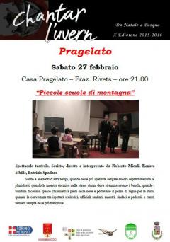 Spettacolo teatrale "PICCOLE SCUOLE DI MONTAGNA" a cura di ArTeMuDa