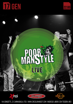 Poor Man Style live al Margot