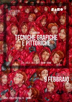 Corso di tecniche grafiche e pittoriche al SAMO