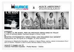 Drag King: Mostra fotografica e presentazione de IL RE NUDO a cura del Maurice
