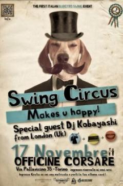 Swing Circus is back in Town! Feat. Dj Kobayashi alle Officine Corsare