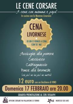 Cena livornese + spettacolo teatrale “metamorfosi dell'amore” alle Officine Corsare