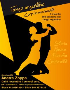 Corso di Tango Argentino organizzato dall'Anatra zoppa