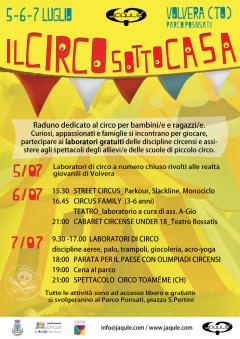 "Il Circo Sotto Casa" la festa del piccolo circo dal 5 al 7 luglio