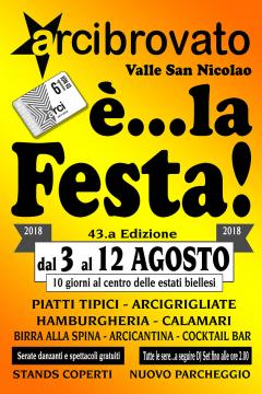 LA FESTA DEL CIRCOLO ARCI BROVATO NUOVA EDIZIONE