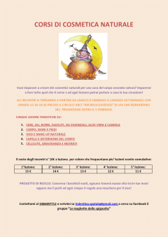 Corsi di cosmetica naturale al Circolo Vizioso