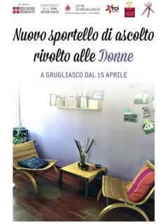 Nuovo sportello di ascolto rivolto alle Donne a Grugliasco dal 15 aprile 2015