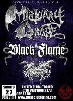 Mortuary drape + Black flame + Lè mepris allo United Club