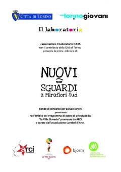 Nuovi Sguardi - bando di concorso per giovani artisti