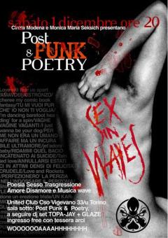 VI° Grand mix fest + Post & Punk Poetry...Sex in Waves allo United Club